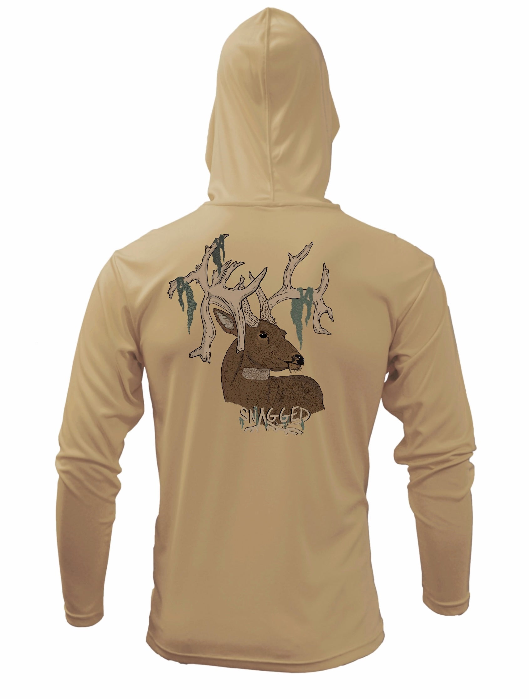 Swamp Donkey - Snagged Apparel Hooded Performance Long Sleeve T-Shirt
