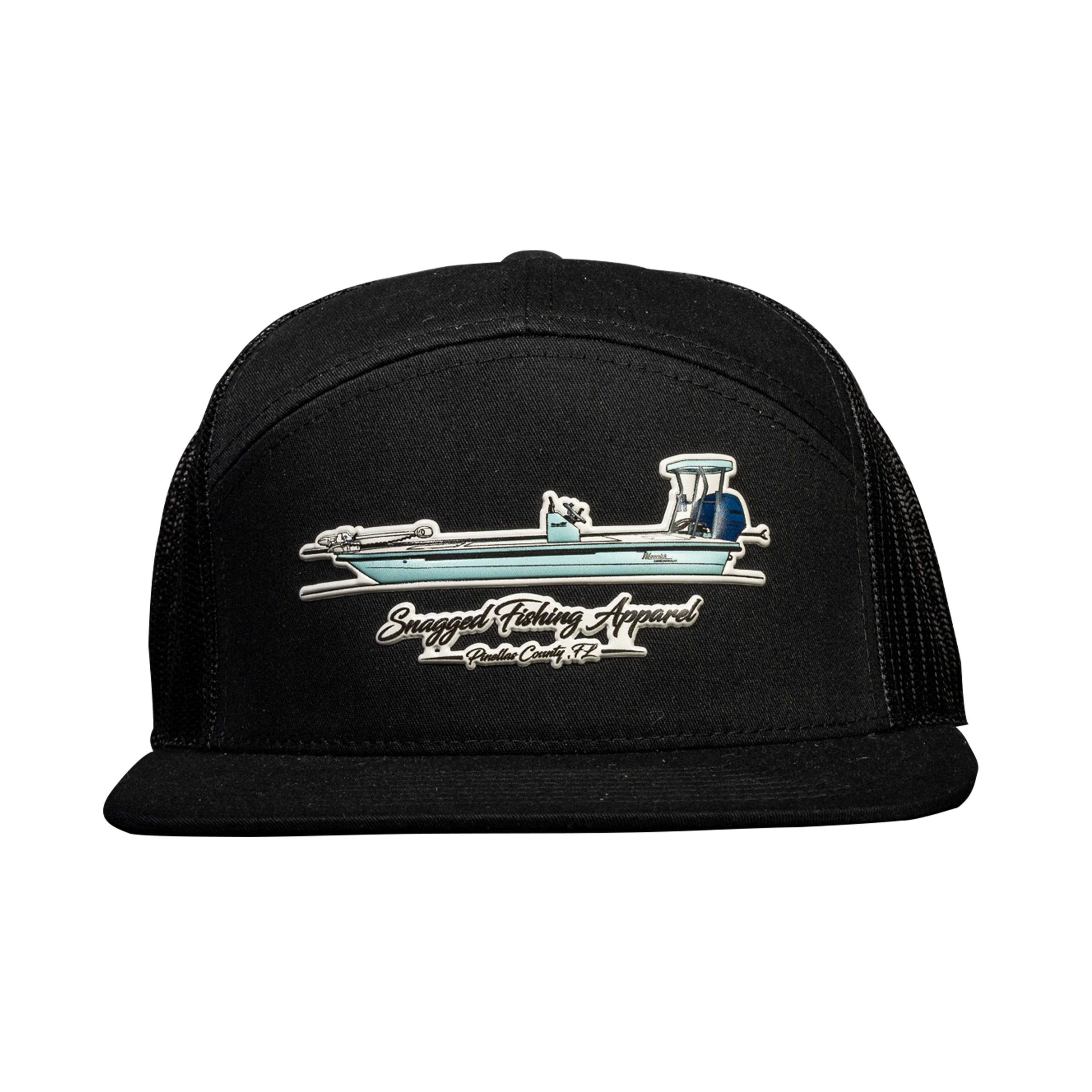 Maverick Black (Pinellas County, FL) - Snagged Apparel Flat Bill Hat