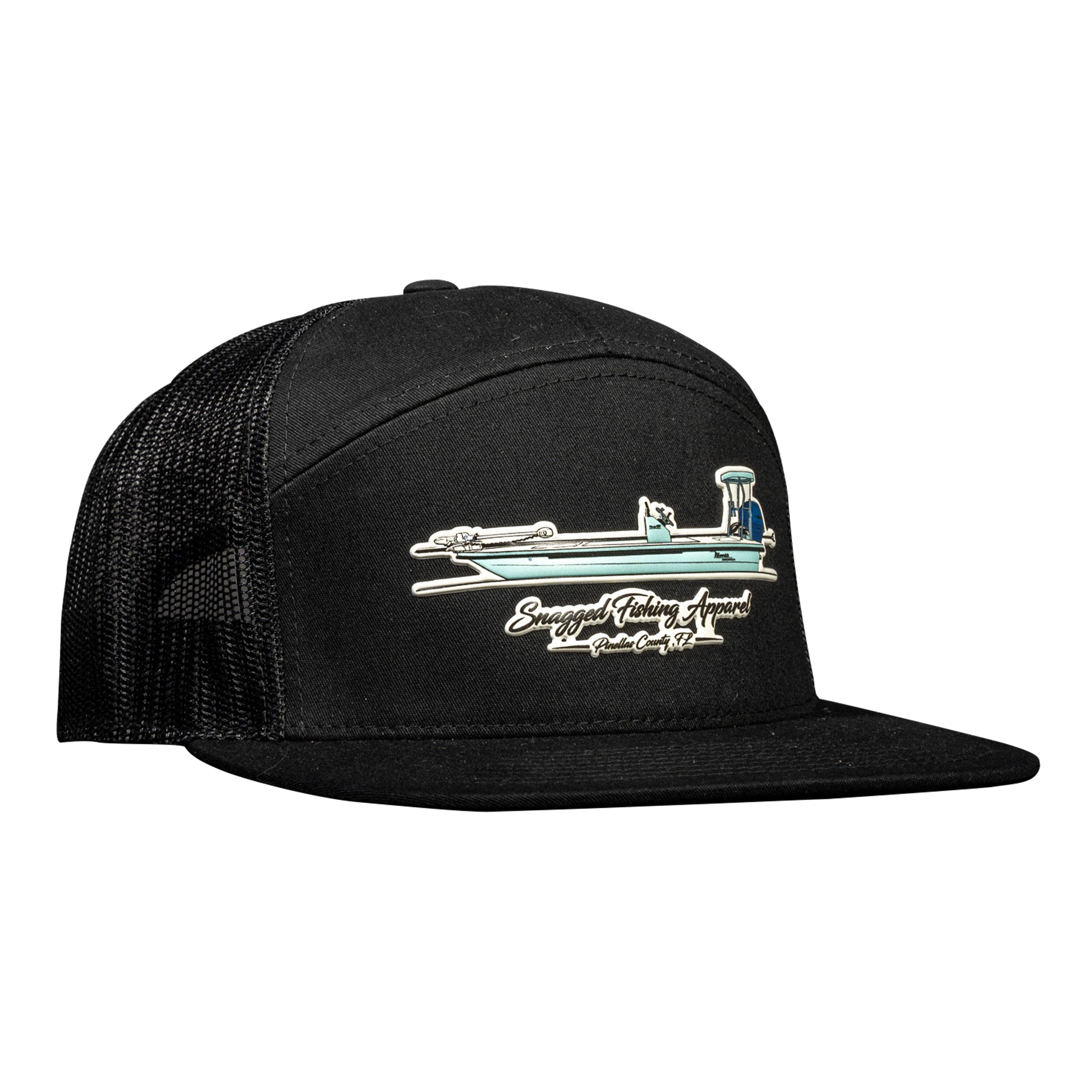 Maverick Black (Pinellas County, FL) - Snagged Apparel Flat Bill Hat