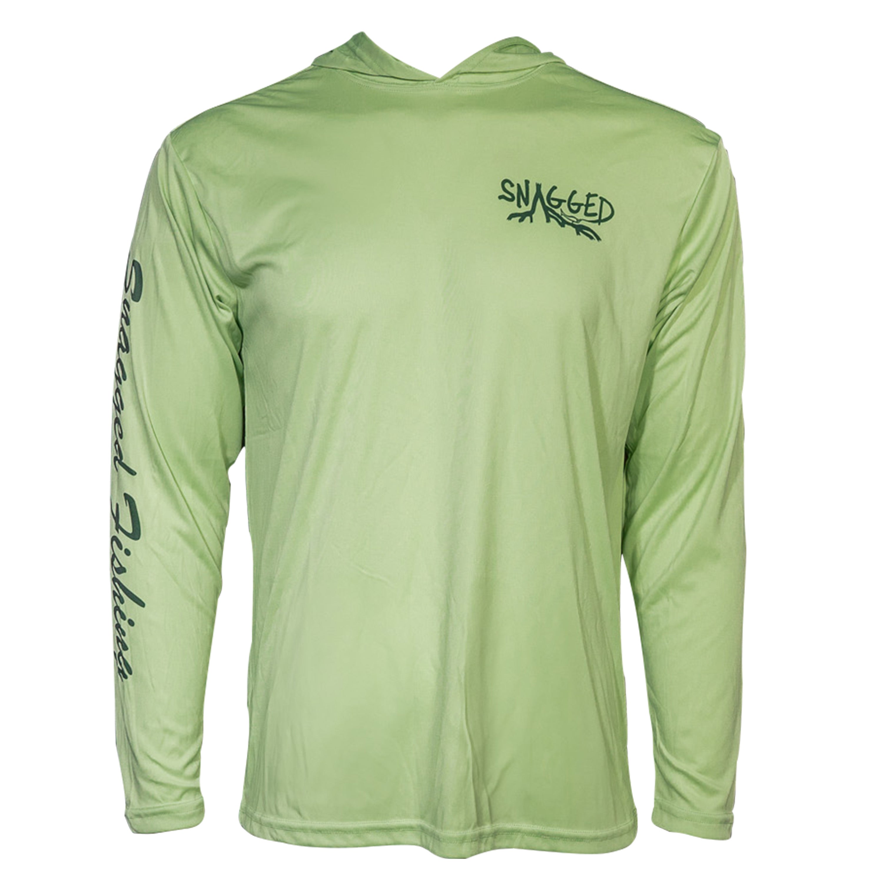 Flats Snook - Snagged Apparel Hooded Performance Long Sleeve T-Shirt