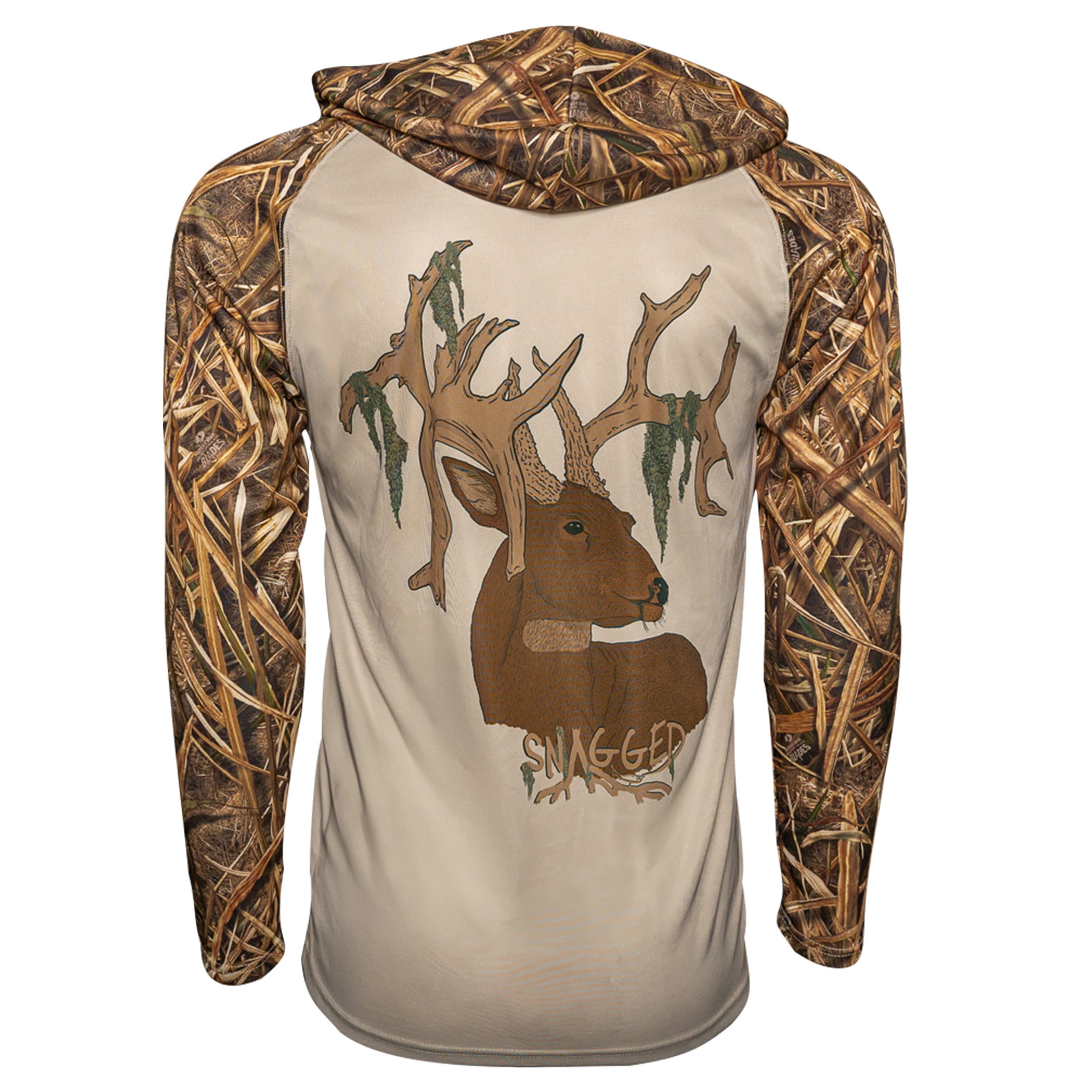 Swamp Donkey - Snagged Apparel Hooded Performance Long Sleeve T-Shirt