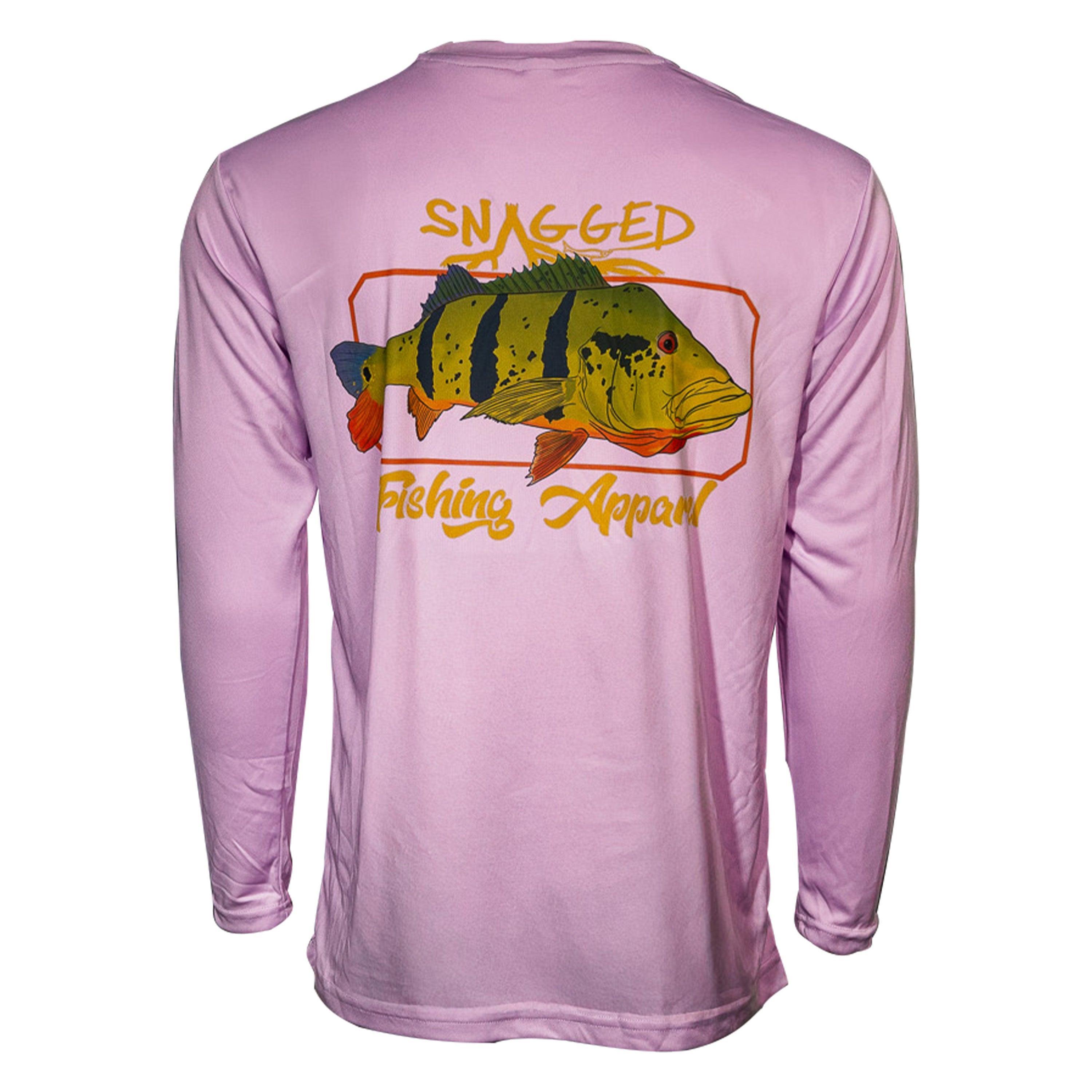 South FL Peacock Bass - Snagged Apparel Performance Long Sleeve T-Shirt