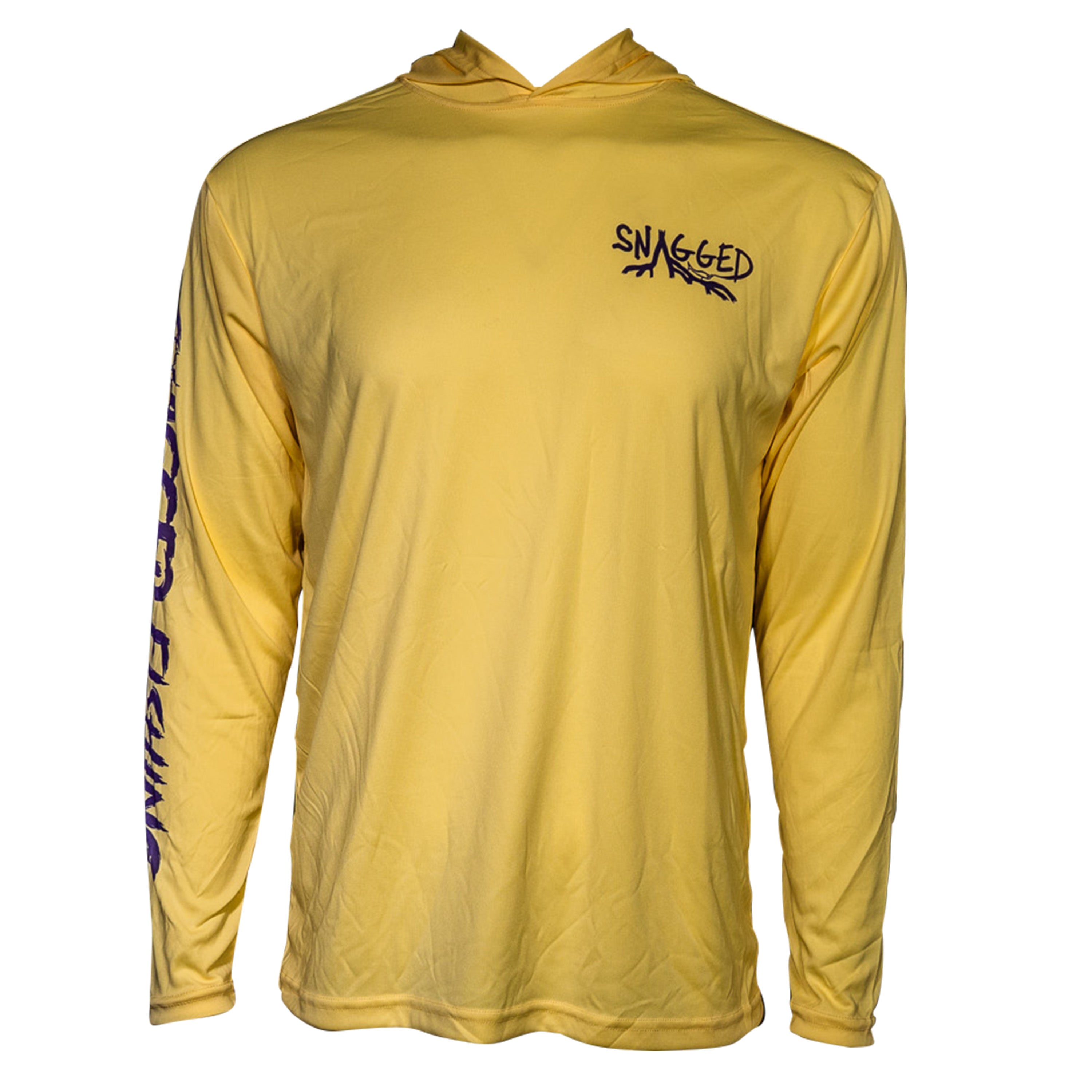 Flood Tide Tailers - Snagged Apparel Hooded Performance Long Sleeve T-Shirt